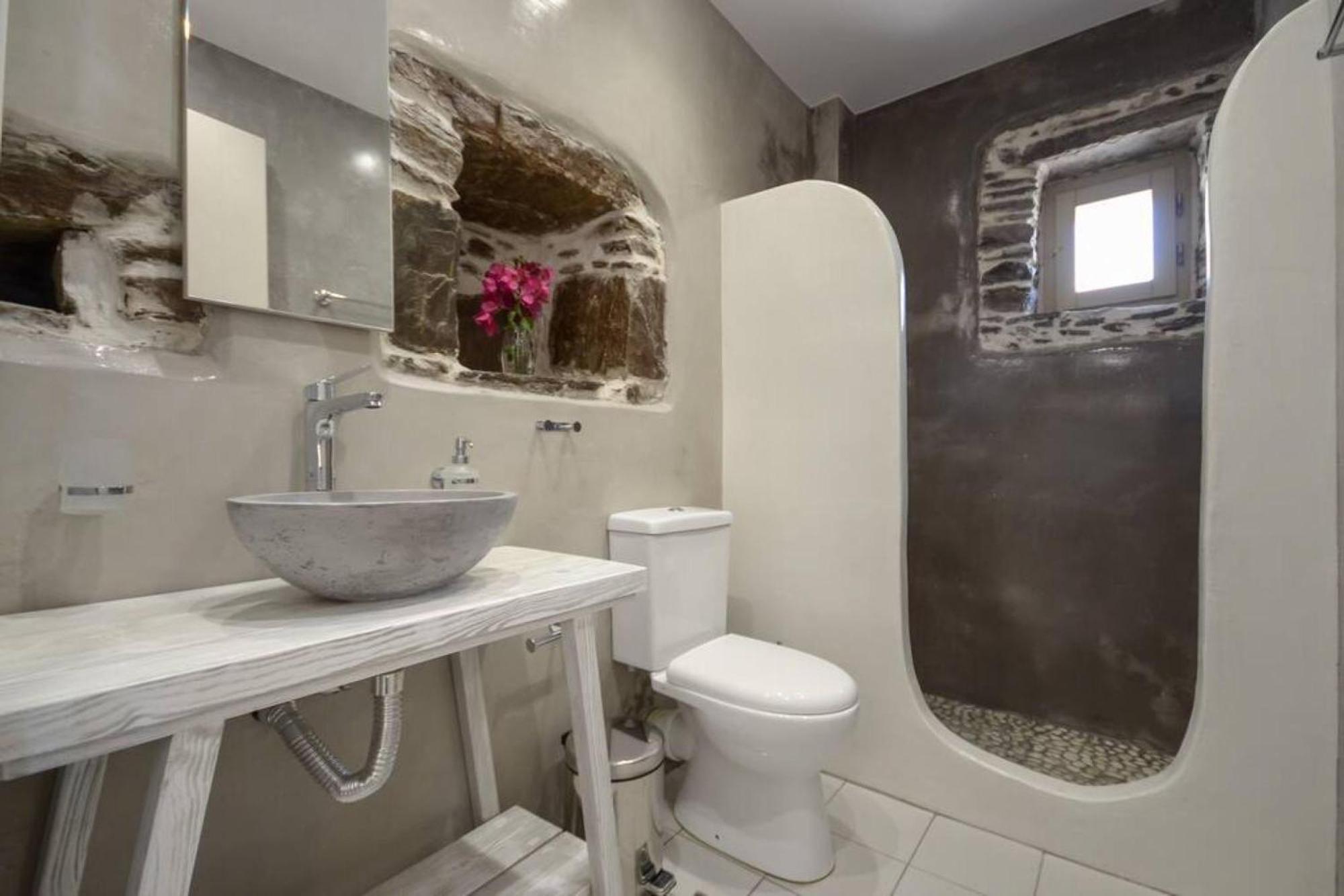 Villa Anthemion Naxos With Outdoor Jacuzzi Ano Sangrion Exterior photo